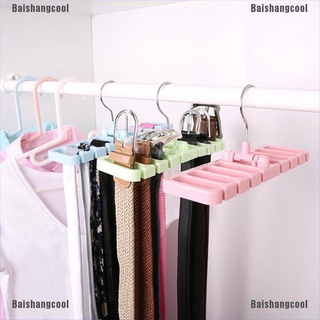 Bsc armario estante de almacenamiento de corbata cinturón bufanda organizador ahorro de espacio giratorio percha titular Baishangcool