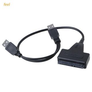 feel SATA to USB 2.0 Adapter for 2.5/3.5" SSD Hard Disk Drive Converter Cable
