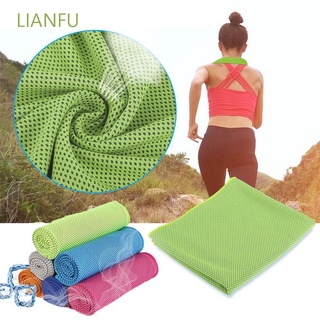 Lianfu toalla deportiva De Microfibra De refrigeración rápida/multicolorida Para natación/correr (1)