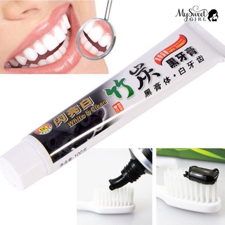 MYSWEE 100g Black Bamboo Charcoal Whitening Adult Toothpaste Oral Hygiene Teeth Care