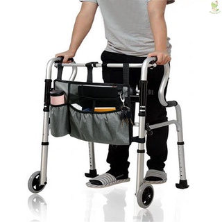 Walker Bag Walker organizador bolsa accesorios bolsas con soporte de copa gran capacidad accesorios cesta proporciona manos libres St (2)