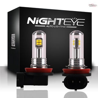 Nighteye H11 H8 80W led antiniebla luz trasera bombillas lámpara de conducción drl faro blanco