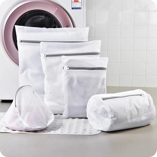 Hogar plegable cremallera de malla fina bolsa de lavandería/ropa protectora ropa interior sujetador lavadora bolsa/organizador de viaje bolsas de poliéster (1)