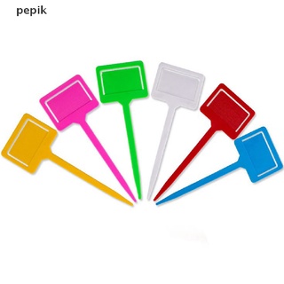 [pepik] 10pcs plástico tipo t etiqueta impermeable placa de registro vivero premium etiqueta [pepik]