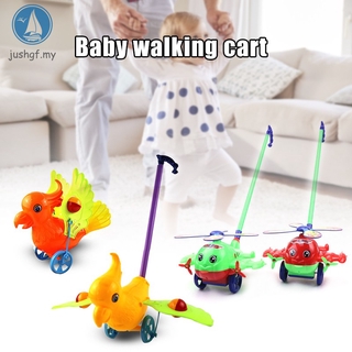 baby learning walker juguetes para niños pequeños aprendizaje de dibujos animados carro push juguete