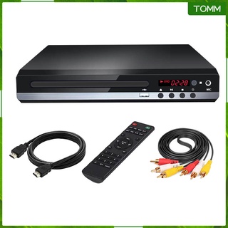 Reproductor De Tv dvd Para transmisión De Tv Uhd 1080p con salida Hdmi Av Cd reproductor Para el hogar control Remoto incluido memoria Off