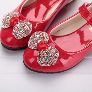 2021Primavera y otoño zapatos para niñas zapatos de cuero coreano zapatos de princesa estudiante zapatos rojos Nude zapatos medianos y grandes niños zapatos de cuero brillante de una capa para mujer (6)