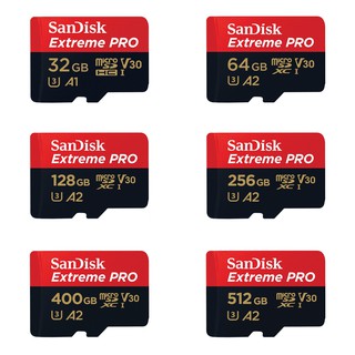 SanDisk EXTREME PRO microSDXC & microSDHC UHS-1 Clase 3 (U3) A2 Tarjeta Micro SD/Memoria Con Adaptador