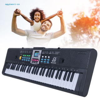 NGY 61 teclas multifunción digital electrónica piano teclado juguete con micrófono