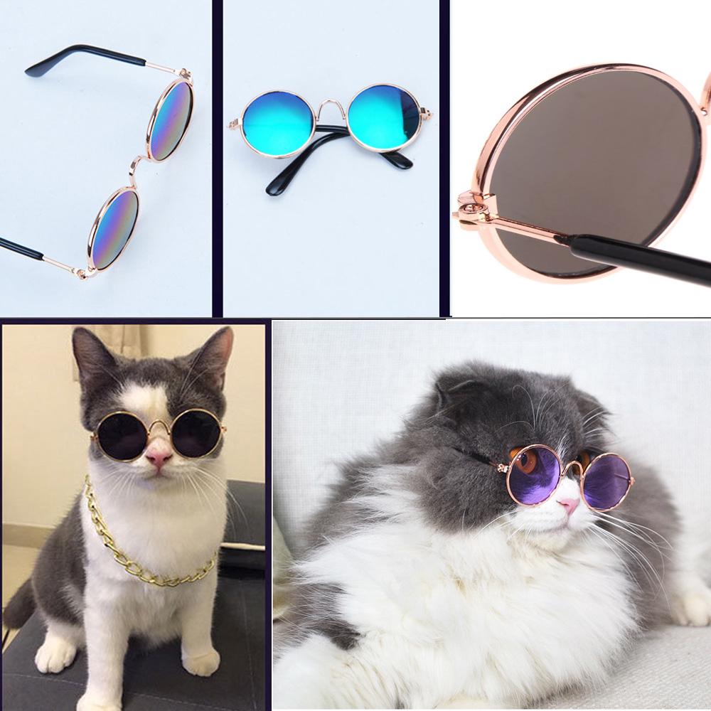 suhe lentes de sol de protección para mascotas/perro pequeño/gato/gato/lentes de sol/lentes de sol/fotos/accesorios para (6)