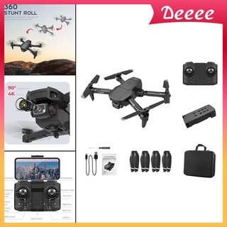 Deeee Mini Drones plegables largas De tiempo De juguete regalo De mano, wifi Fpv 4k Hd cámara De video en Vivo Modo cabeza Rc Quadcopter Para (1)