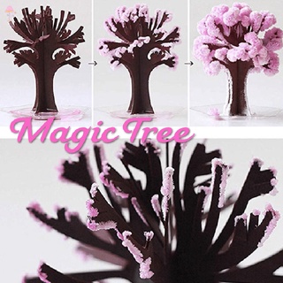Lc support Magic Growing Tree Paper Sakura Crystal Trees Desktop Cherry Blossom juguetes.Mi (4)