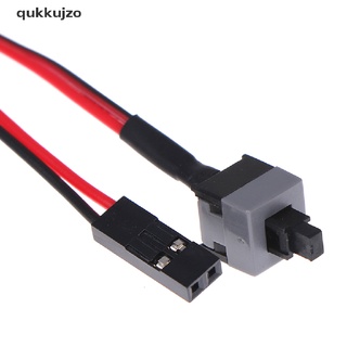 [qukk] 5pcs pc pc placa base interruptor de cable de alimentación encendido/apagado/reset reemplazo 458co