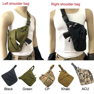 táctica oculta bolsa de almacenamiento bolsa multifuncional izquierda derecha bolsa de hombro impermeable antirrobo pecho bagcross cuerpo pecho pack