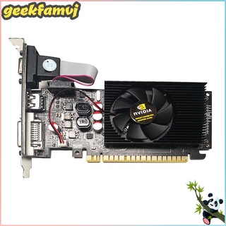 ❄Geek❄Graphics Card GT730 2GB Graphics Card 64Bit GDDR3 GT 730 D3 Game Video Cards For HDMI-compatible VGA Video Card