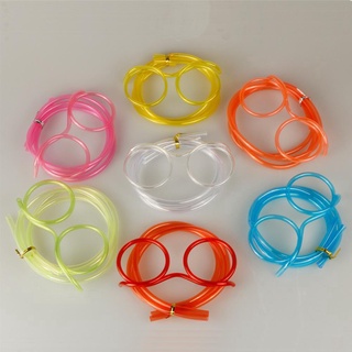 Novedad Flexible suave gafas tontas de paja gafas divertidas fiesta para niños J5Y6 (8)