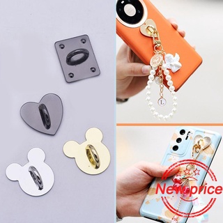 Cell Phone Case DIY Rhinestones Alloy Button Decoration Square Charms Hooks Clasps Shape K4W6