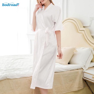 Albornoz pijamas de manga corta ropa de dormir de boda vestido de lencería (1)