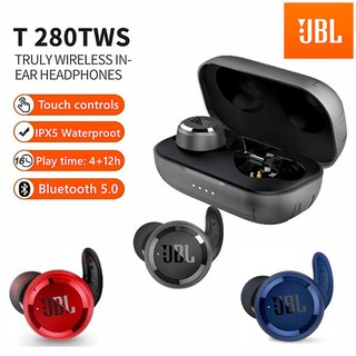 audífonos bluetooth Jbl T280 Tws Auriculares inalámbricos Bluetooth con caja de carga / Auriculares earphones