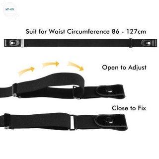 Cinturón elástico sin hebilla sin hebilla/cinturón elástico para Jean/pantalones vestidos (3)
