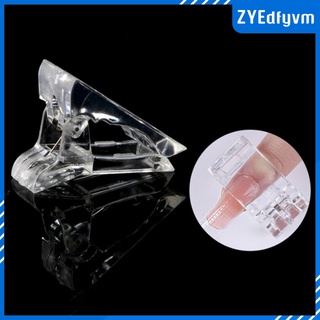 10x diy puntas de uñas clip para gel polivinílico rápido extensión de construcción uv led herramienta de arte