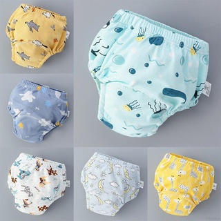 Bebé recién nacido pantalones de entrenamiento niño Infnat lavable de 6 capas de gasa pañales de aprendizaje pantalones de los niños pañales de tela transpirable pañales