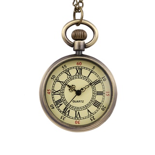 Reloj De bolsillo De cuarzo Estilo clásico con dial Redondo Vintage