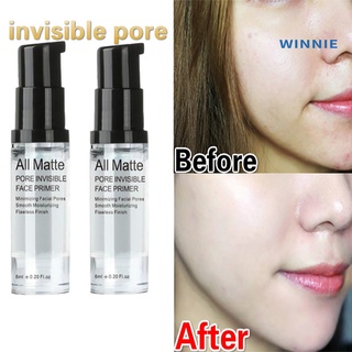 [winnie] 6 ml base facial primer lady maquillaje líquido suave poros invisibles control de aceite (1)
