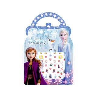 las niñas frozen elsa y anna juguetes de maquillaje pegatinas de uñas disney blanco nieve princesa sophia mickey minnie (8)