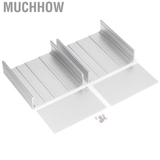 Muchhow Caja De Proyecto De Aleación De Aluminio Conexión Eléctrica DIY Protectora Electrónica De Enfriamiento