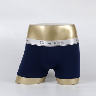 Calvin Klein (3PCS+caja) ropa interior de los hombres modal algodón suave transpirable calzoncillos boxeador CK ropa interior de los hombres