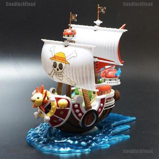 wy one piece thousand sunny pirate ship modelo de juguete montado cd coleccionable (1)