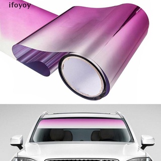 ifoyoy - adhesivo para parabrisas delantero, protección uv, película de coche, tira de ventana, tinte