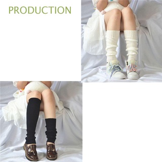 PRODUCTION 2Pairs New Trend Leg Warmers Stretchable leggings Knitted Wool Calf Socks Crochet Clothes Ballet Accessories Thigh protector Hot Sale Furry Ankle
