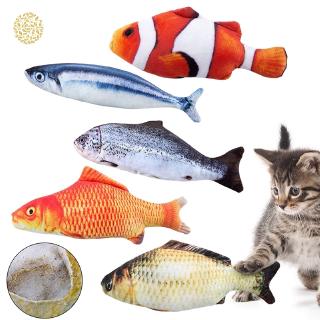 Catnip peces juguetes para gato, 20 cm interactivo gato gato juguetes, gato masticar juguetes, gato píldora YIYUE