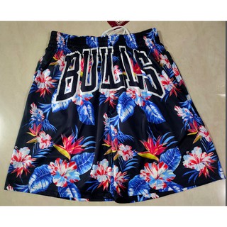 NBA [10 estilos]pantalones cortos de baloncesto de Chicago Bulls pocket shorts deportivos
