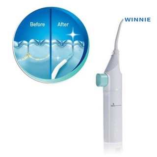 [winnie] unisex irrigador oral de agua dental jet power floss pick limpieza de dientes flusher (8)