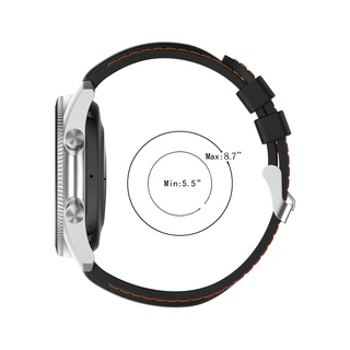 dr 22 mm correa de silicona cosida universal para samsung galaxy watch 3 45 mm engranaje s3 (9)