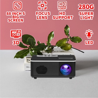 H88 proyector LED 3D 1080P soporte Haut-Parleur TF HDMI USB Mini reproductor multimedia