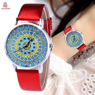 Couple Watches Men Watch Quartz Watch for Men and Women with Retro Printing Round Dial