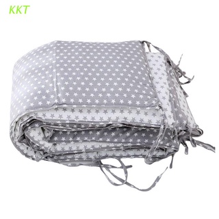 kkt nordic stars design cama de bebé espesar parachoques cuna alrededor de cuna protector almohadas recién nacidos decoración de la habitación