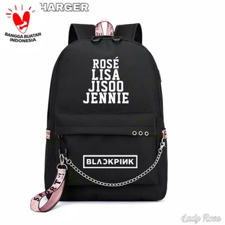 Último barato bolsas de la escuela puede COD más vendido moda Q6C2 mochila negro rosa mochila bolsa negro rosa bolsa