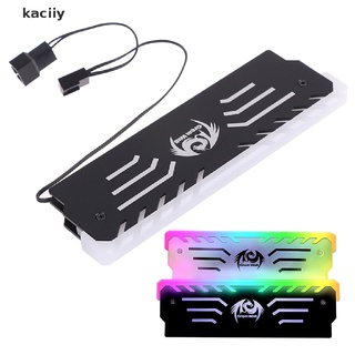 Kaciiy PC Memoria RAM Enfriador De Enfriamiento Chaleco Disipador De Calor 256 RGB Luz Aluminio CO