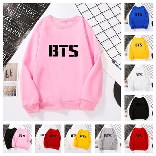 BTS sudadera multicolor suéter coreano BTS sudaderas ropa de manga larga niños sudaderas niñas Casual Tops (2)
