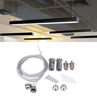 2 hebras/juego de cable de acero de 1 m para levantar múltiples luces panel usado widely