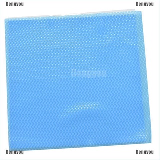 <Dengyou> 100Mmx100Mmx1Mm Blue Heatsink Cooling Conductive Silicone Pad