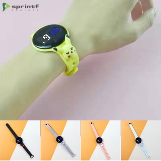 [srf] reloj deportivo digital para niños al aire libre impermeable reloj electrónico de pulsera lindo de dibujos animados para niños y niñas