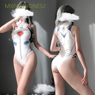 MXFASHIONES2 Cosplay Disfraces Leotardo Tanga Traje De Baño Anime Lencería Sukumizu Mujeres Japonesas Entrepierna Abierta Moda Monos/Multicolor (1)