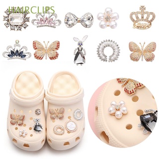 Pulsera De Pvc con clips De perlas De Pvc Bling Encantos De Cristal Diy joyería accesorios De decoración Material