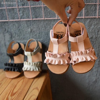 Sandalias para bebé de 1-2-3-4-5 años de edad antideslizante suela suave verano zapatos de princesa dedos abiertos p